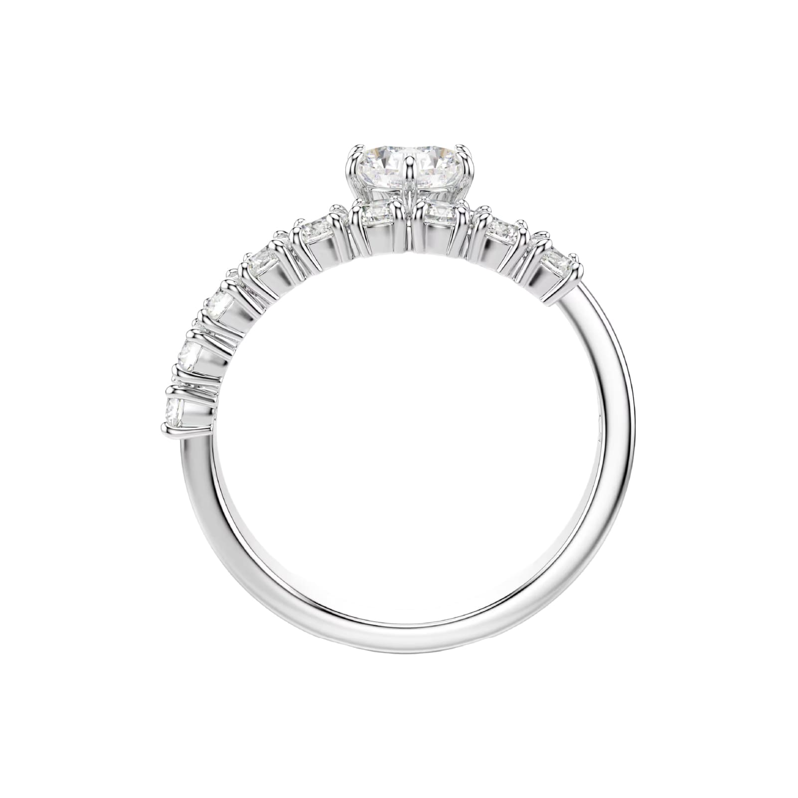 Anello aperto Swarovski Matrix lega argento e zirconi 10