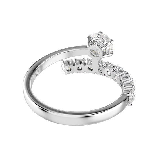 Anello aperto Swarovski Matrix lega argento e zirconi 10