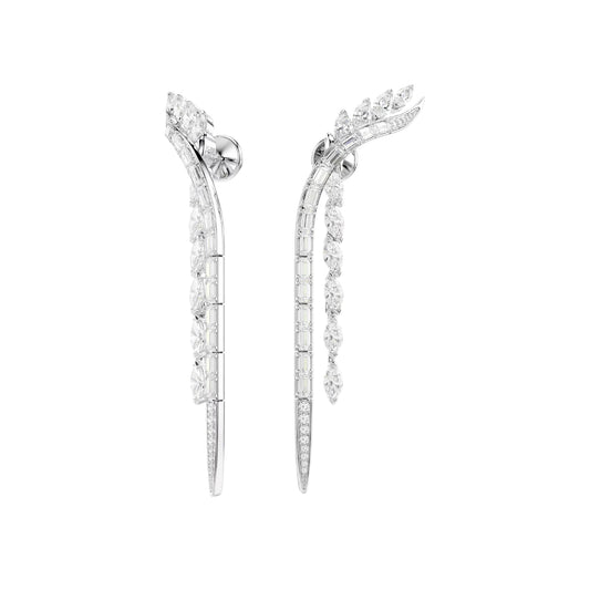 Orecchini pendenti Swarovski Mesmera lega argento e zirconi MISURA UNICA