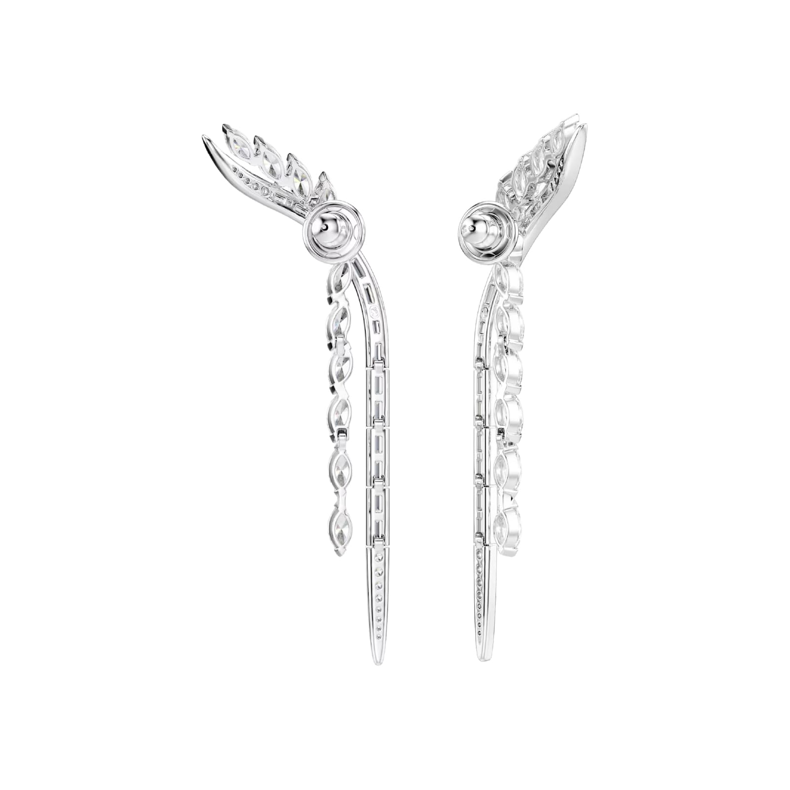Orecchini pendenti Swarovski Mesmera lega argento e zirconi MISURA UNICA