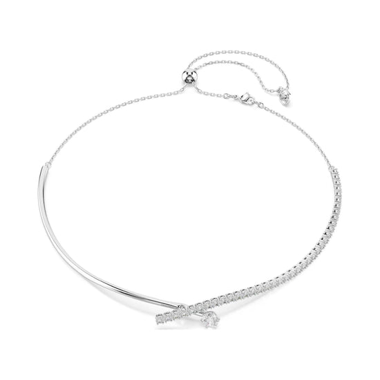 Collana semirigida Swarovski Matrix con zirconi bianchi MISURA UNICA