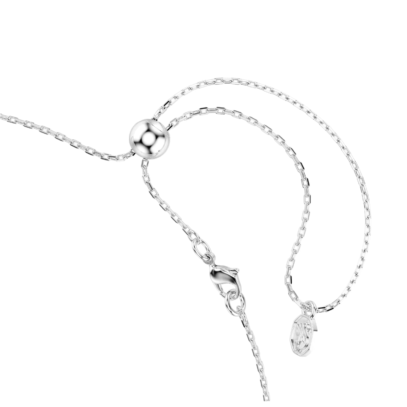 Collana semirigida Swarovski Matrix con zirconi bianchi MISURA UNICA