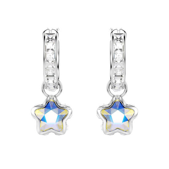 Orecchini Swarovski Chroma lega argento e cristalli stella MISURA UNICA