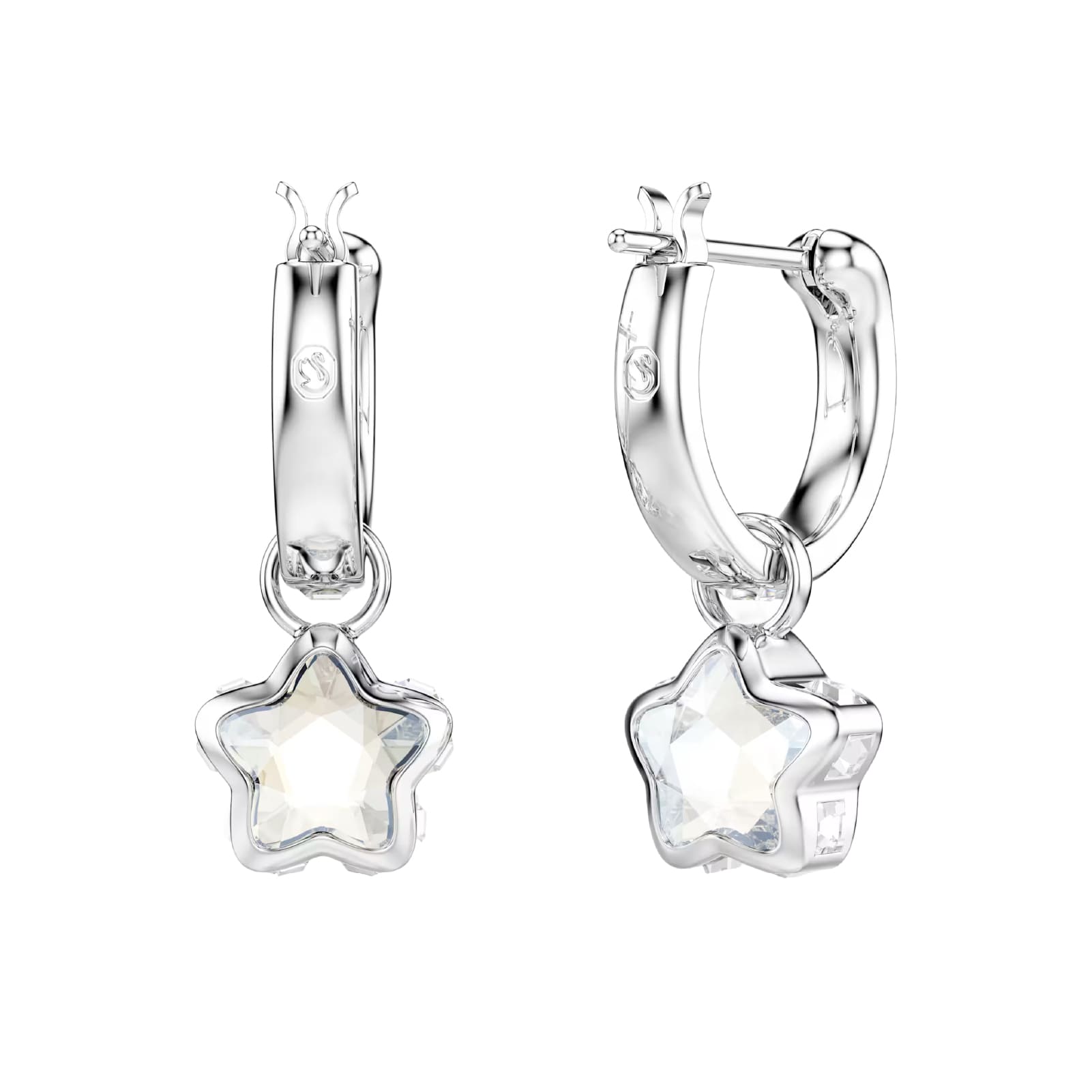 Orecchini Swarovski Chroma lega argento e cristalli stella MISURA UNICA