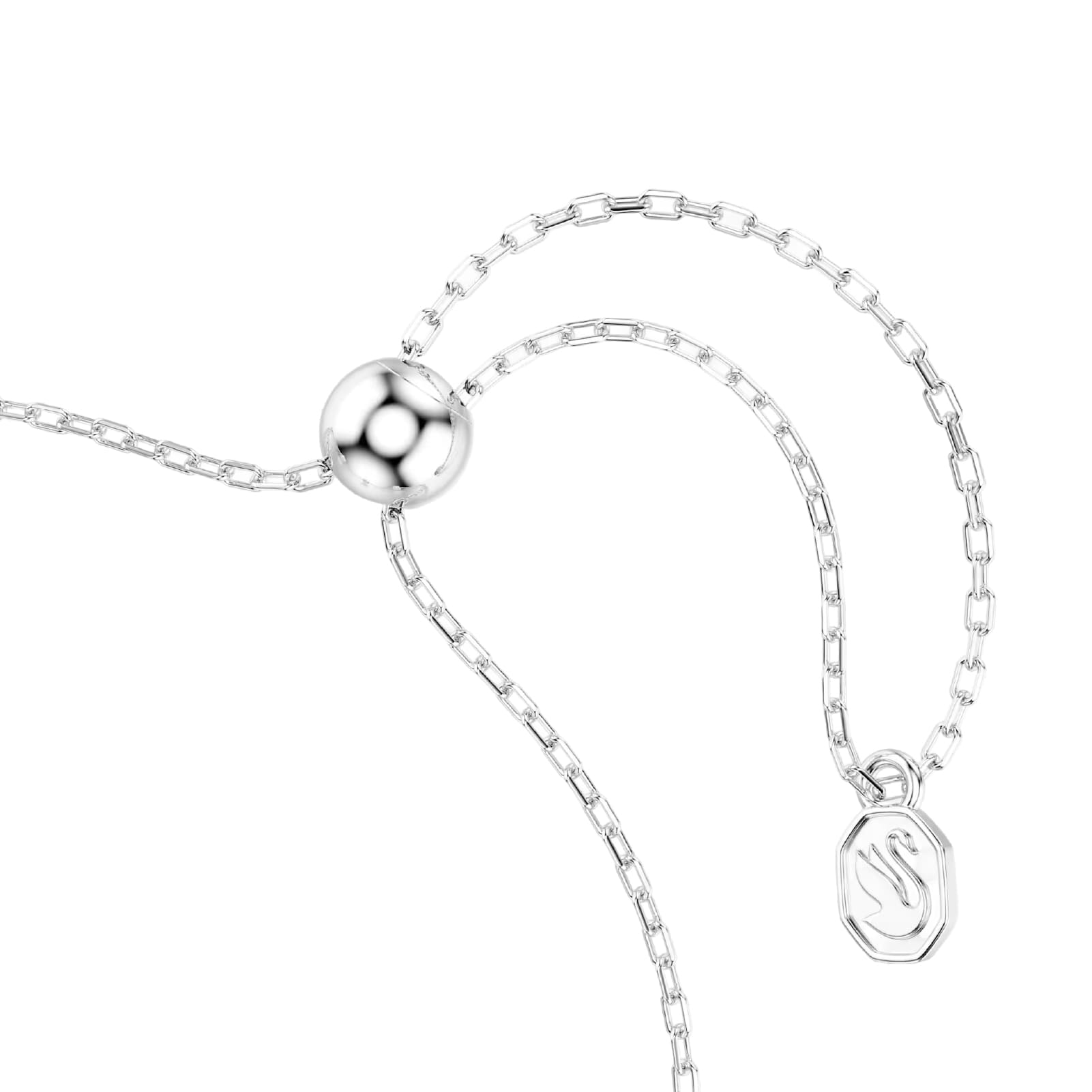 Bracciale Swarovski Chroma lega argento e cristalli stella 24 cm