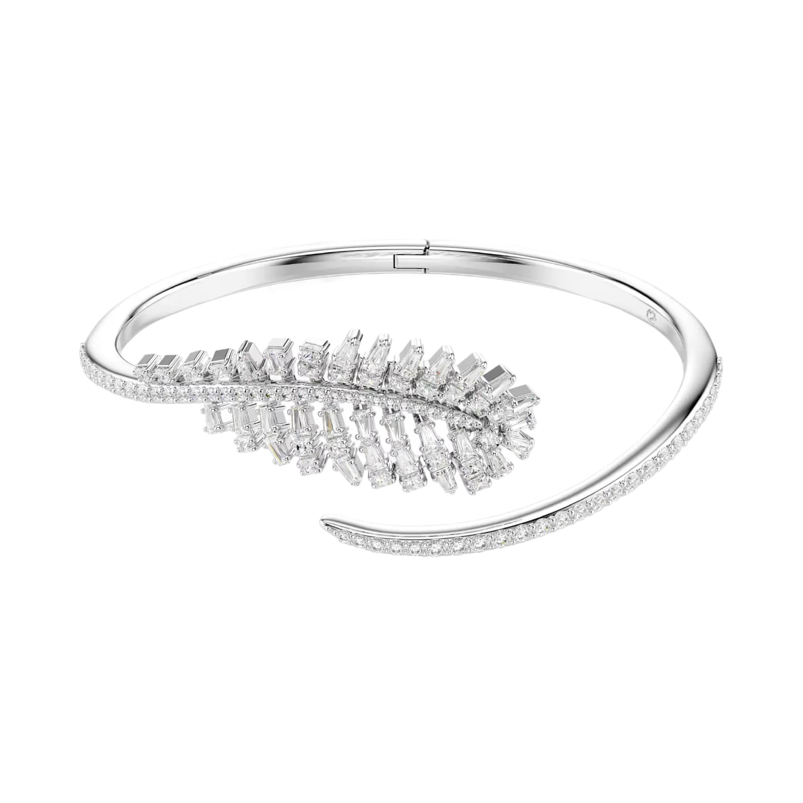 Bracciale rigido Swarovski Vienna piuma di zirconi
