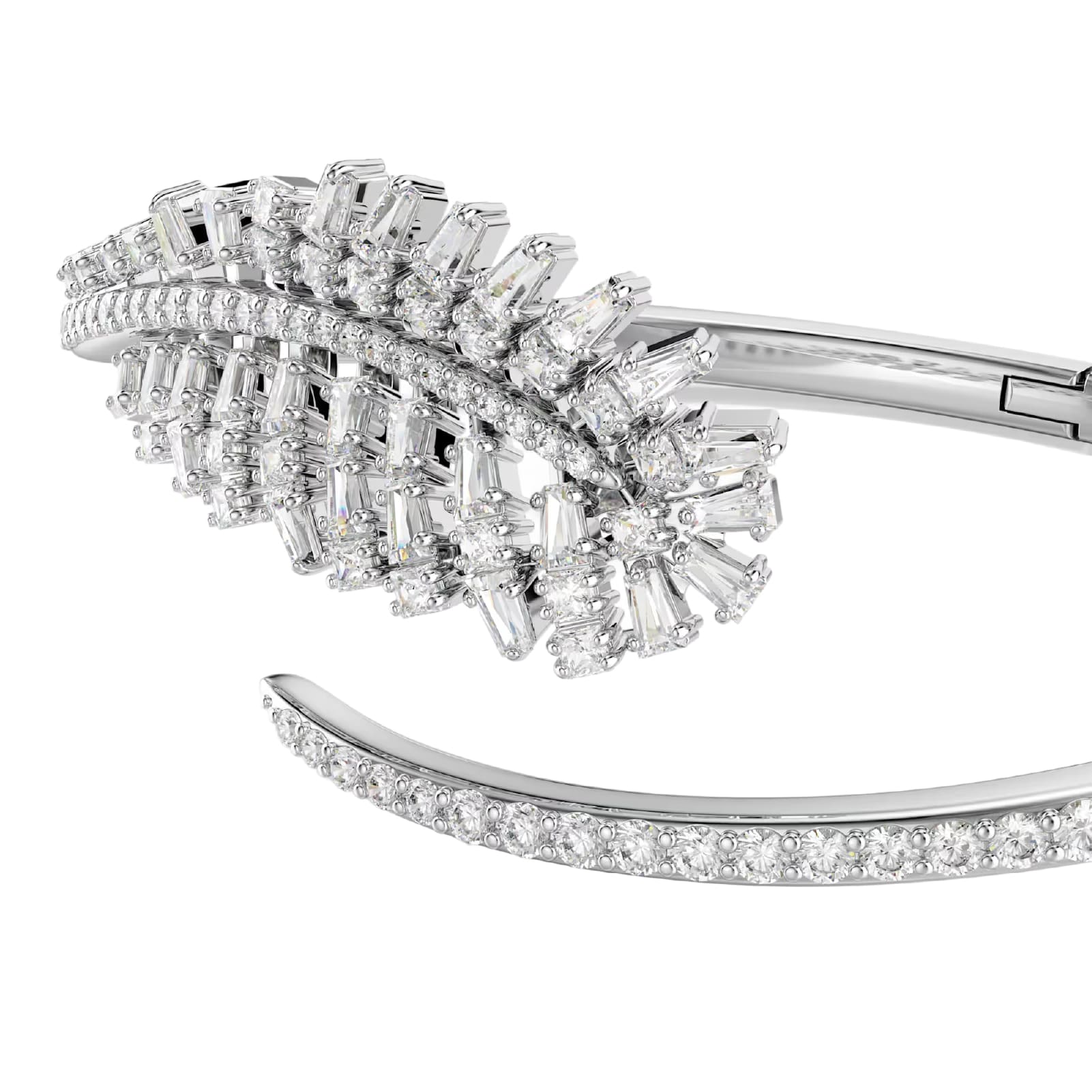 Bracciale rigido Swarovski Vienna piuma di zirconi 15,5 cm