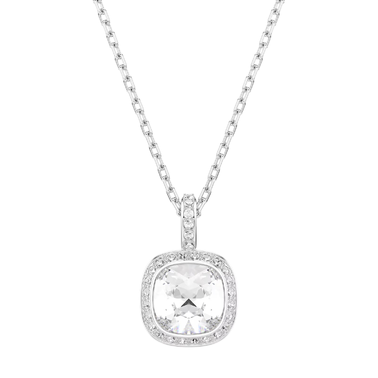 Collana pendente Swarovski Una Angelic lega e cristalli MISURA UNICA