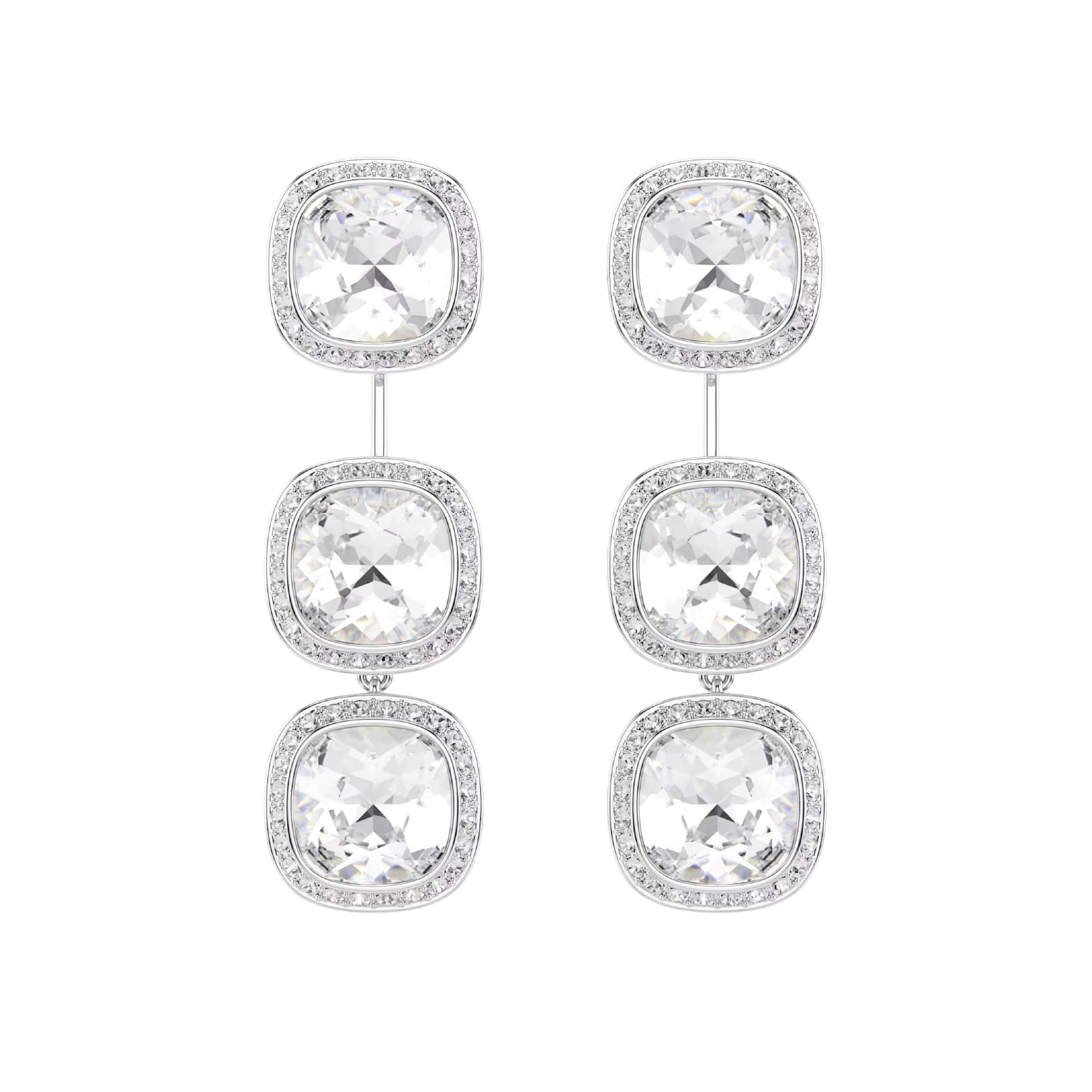 Orecchini lobo e pendenti Swarovski Una Angelic cristalli MISURA UNICA