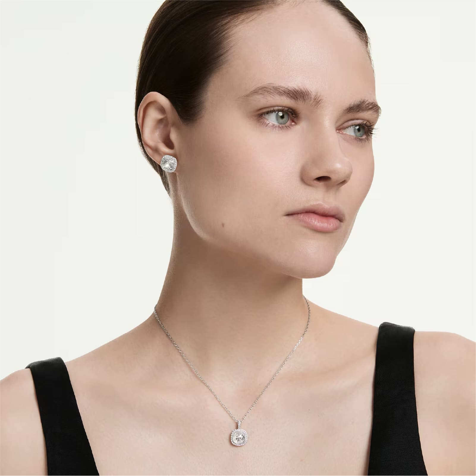 Set orecchini e collana Swarovski Una Angelic cristalli MISURA UNICA
