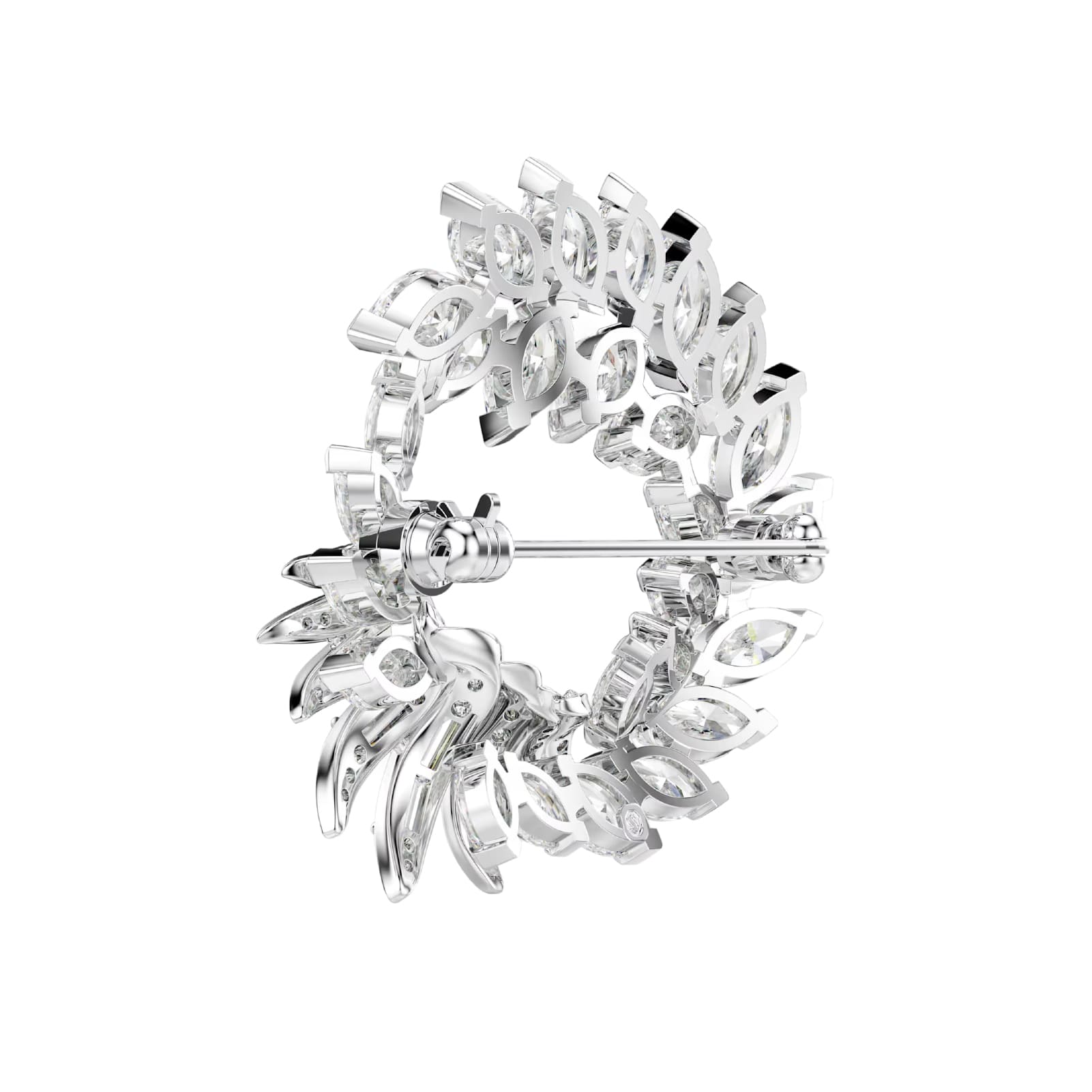 Spilla Swarovski Mesmera lega argento e zirconi cerchio MISURA UNICA