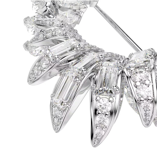 Spilla Swarovski Mesmera lega argento e zirconi cerchio MISURA UNICA