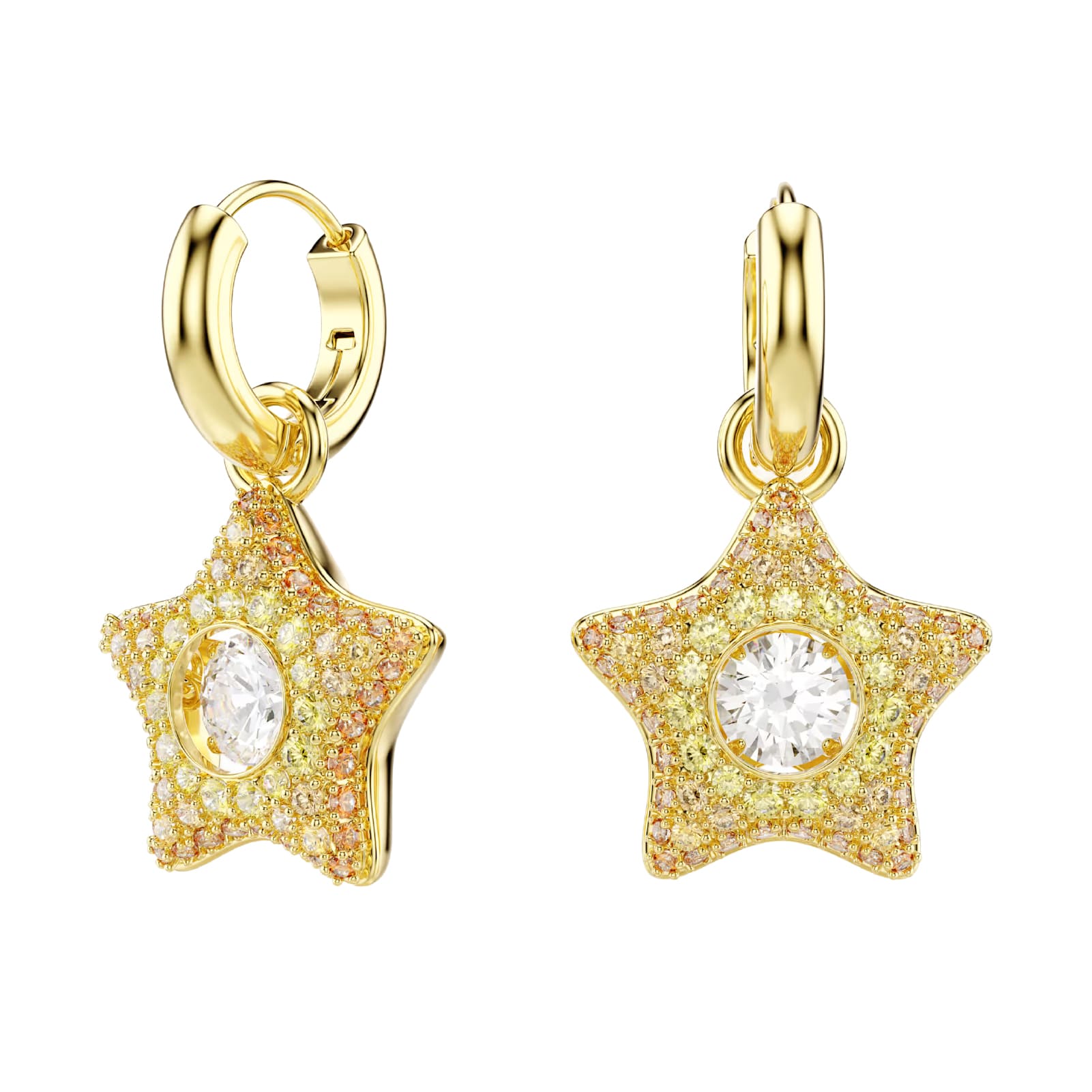 Orecchini Swarovski Sublima in lega oro e zirconi stella