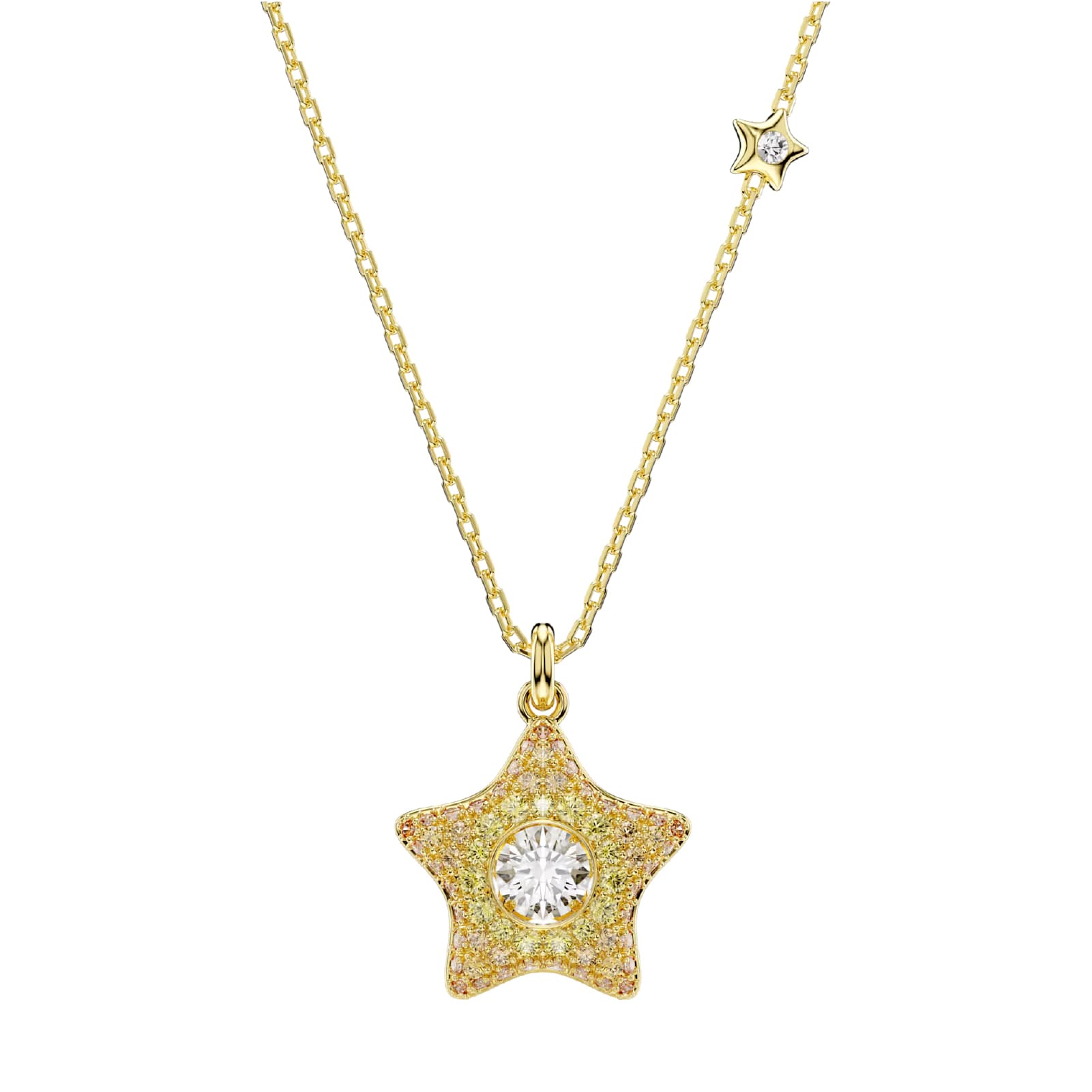 Collana Swarovski Sublima in lega oro e cristalli con stella MISURA UNICA