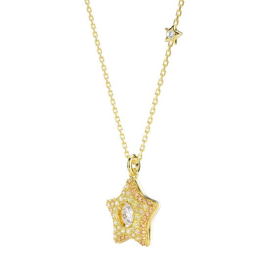 Collana Swarovski Sublima in lega oro e cristalli con stella MISURA UNICA