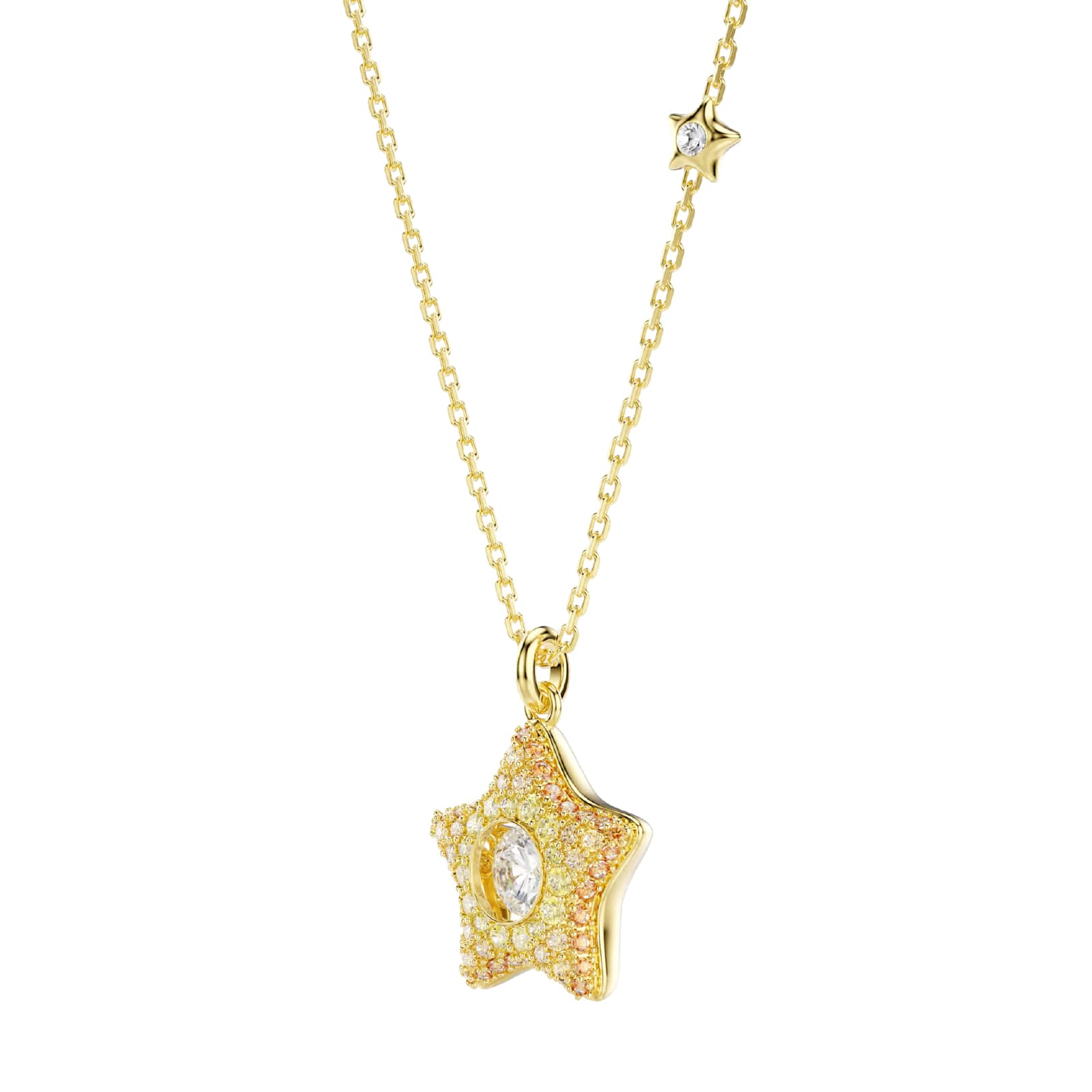 Collana Swarovski Sublima in lega oro e cristalli con stella MISURA UNICA