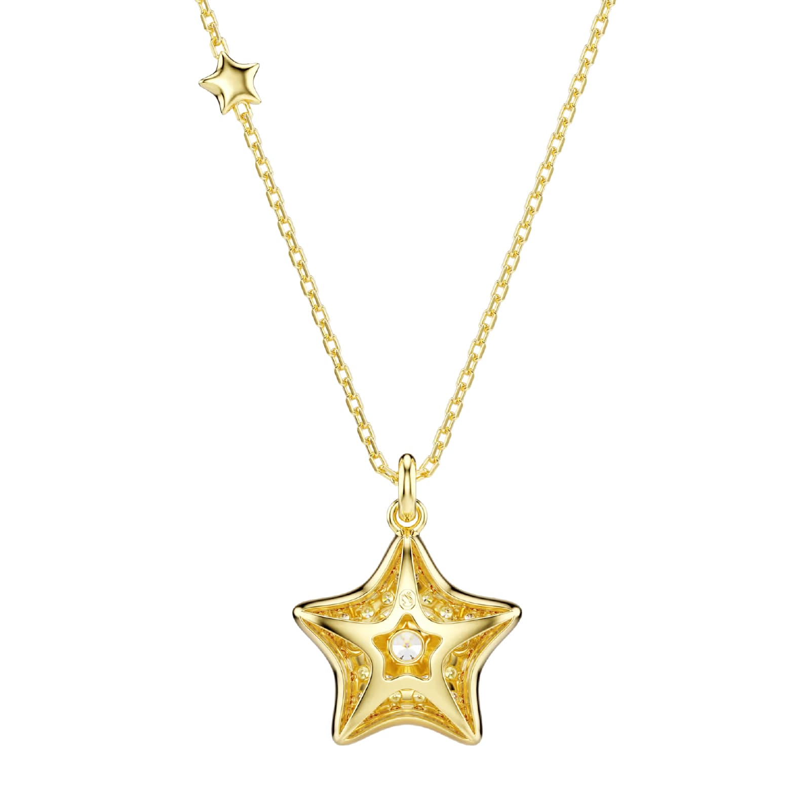 Collana Swarovski Sublima in lega oro e cristalli con stella MISURA UNICA