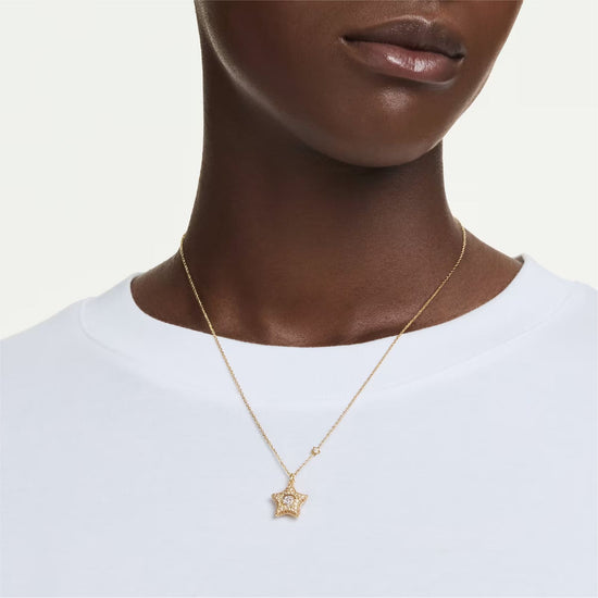 Collana Swarovski Sublima in lega oro e cristalli con stella MISURA UNICA