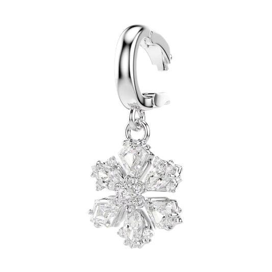 Charm Swarovski Idyllia lega argento zirconi fiocco di neve MISURA UNICA