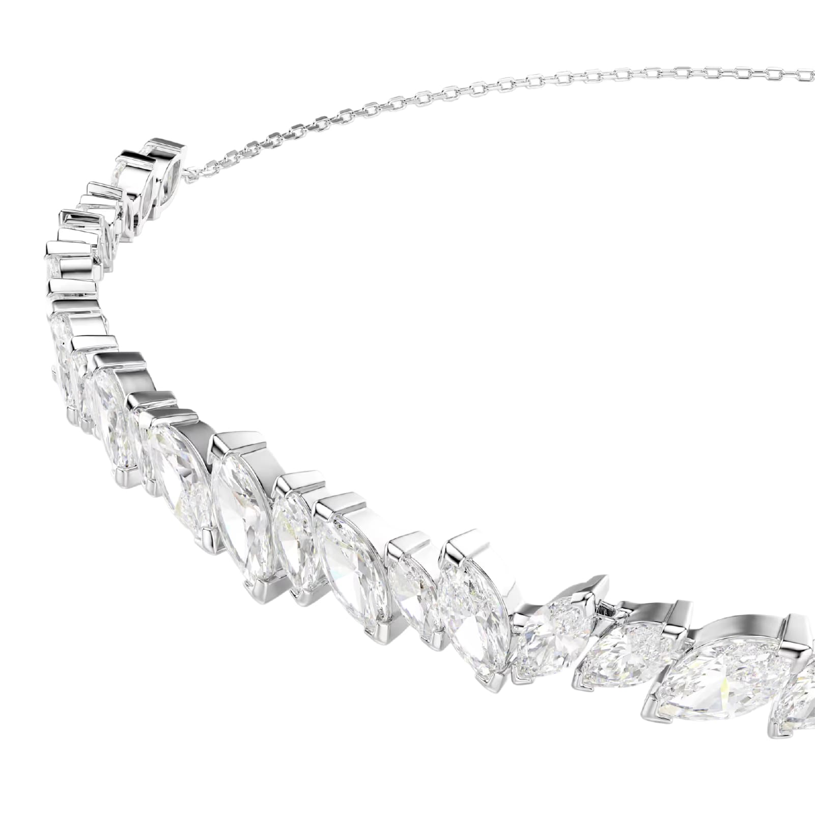 Collana girocollo Swarovski Mesmera lega argento e zirconi MISURA UNICA