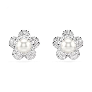 Orecchini lobo Ariana Grande x Swarovski con fiore e perla MISURA UNICA