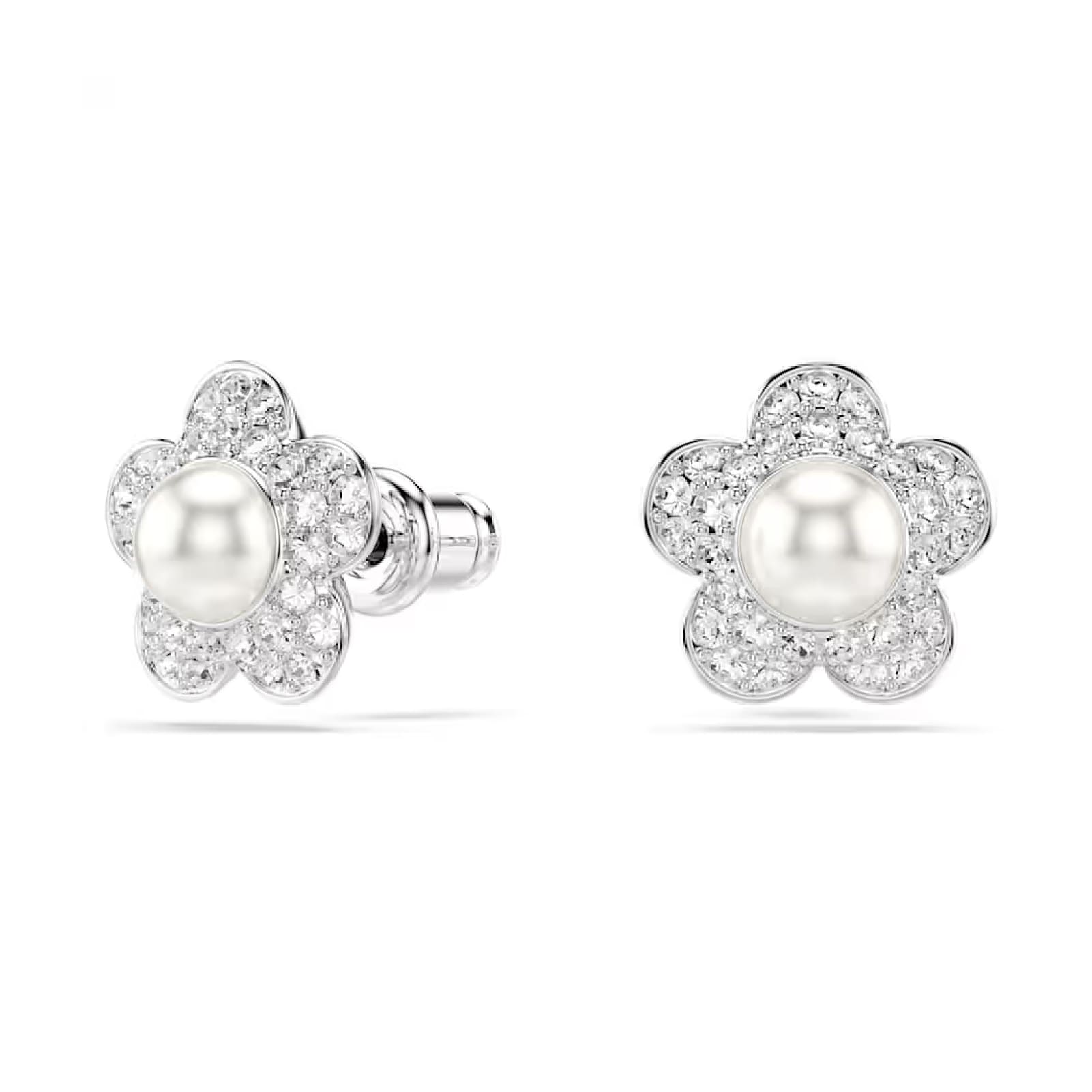 Orecchini lobo Ariana Grande x Swarovski con fiore e perla MISURA UNICA