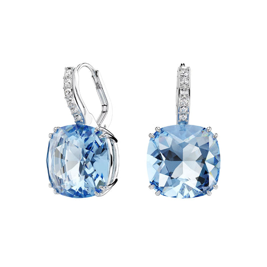 Orecchini pendenti Swarovski Millenia con cristallo blu MISURA UNICA