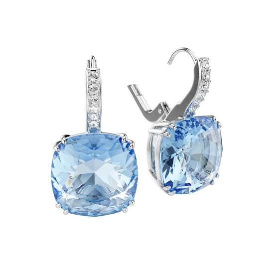 Orecchini pendenti Swarovski Millenia con cristallo blu MISURA UNICA