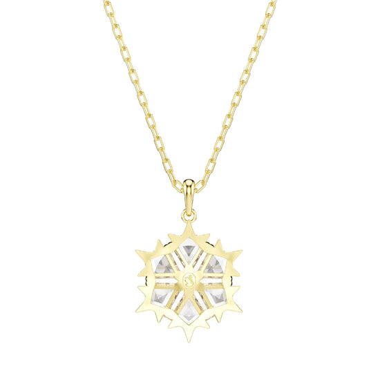 Collana catena Swarovski Magic lega oro fiocco di neve MISURA UNICA