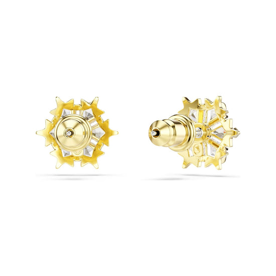 Orecchini lobo Swarovski Magic lega oro fiocco di neve MISURA UNICA