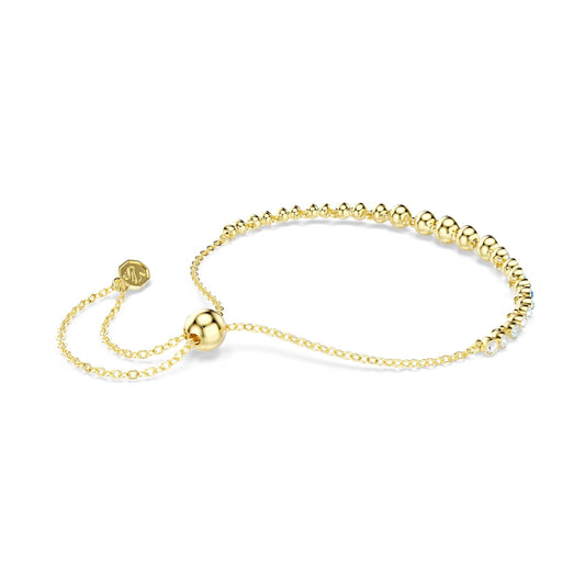 Bracciale regolabile Swarovski Imber lega oro azzurro REGOLABILE