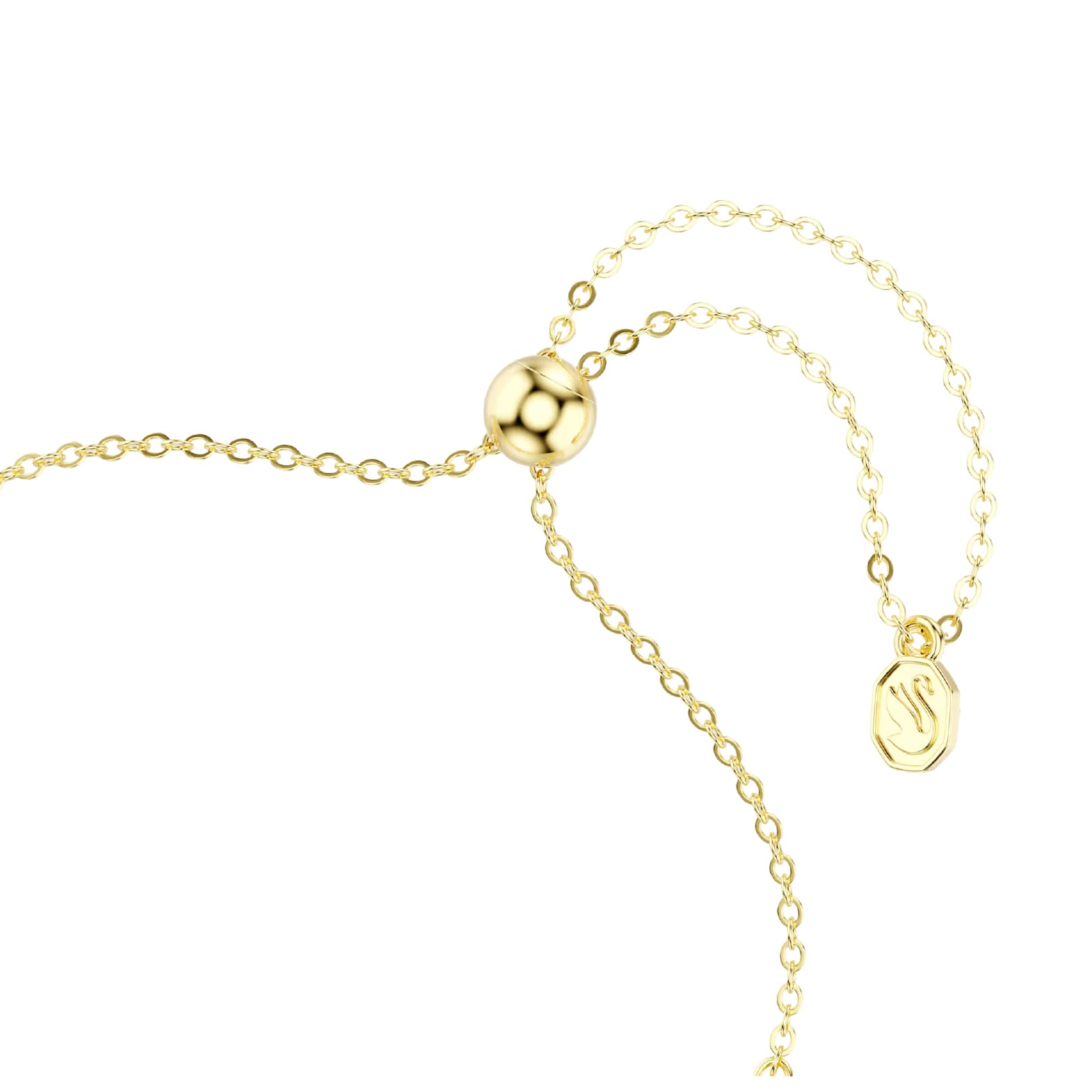Bracciale regolabile Swarovski Imber lega oro azzurro REGOLABILE
