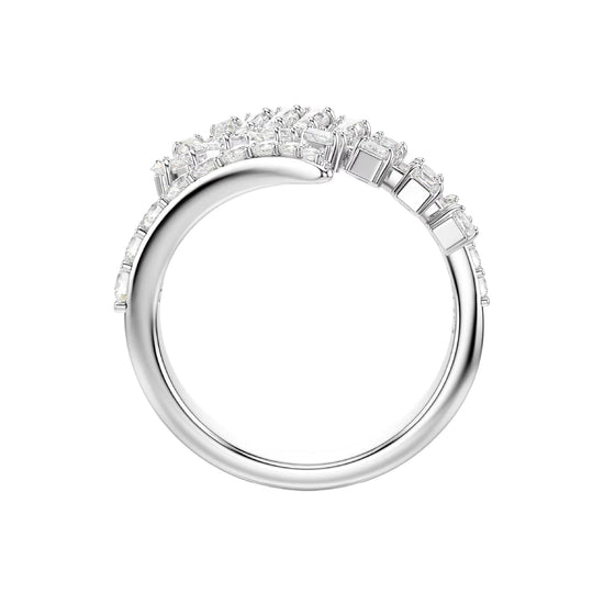 Anello aperto Swarovski Vienna in lega argento e zirconi 12