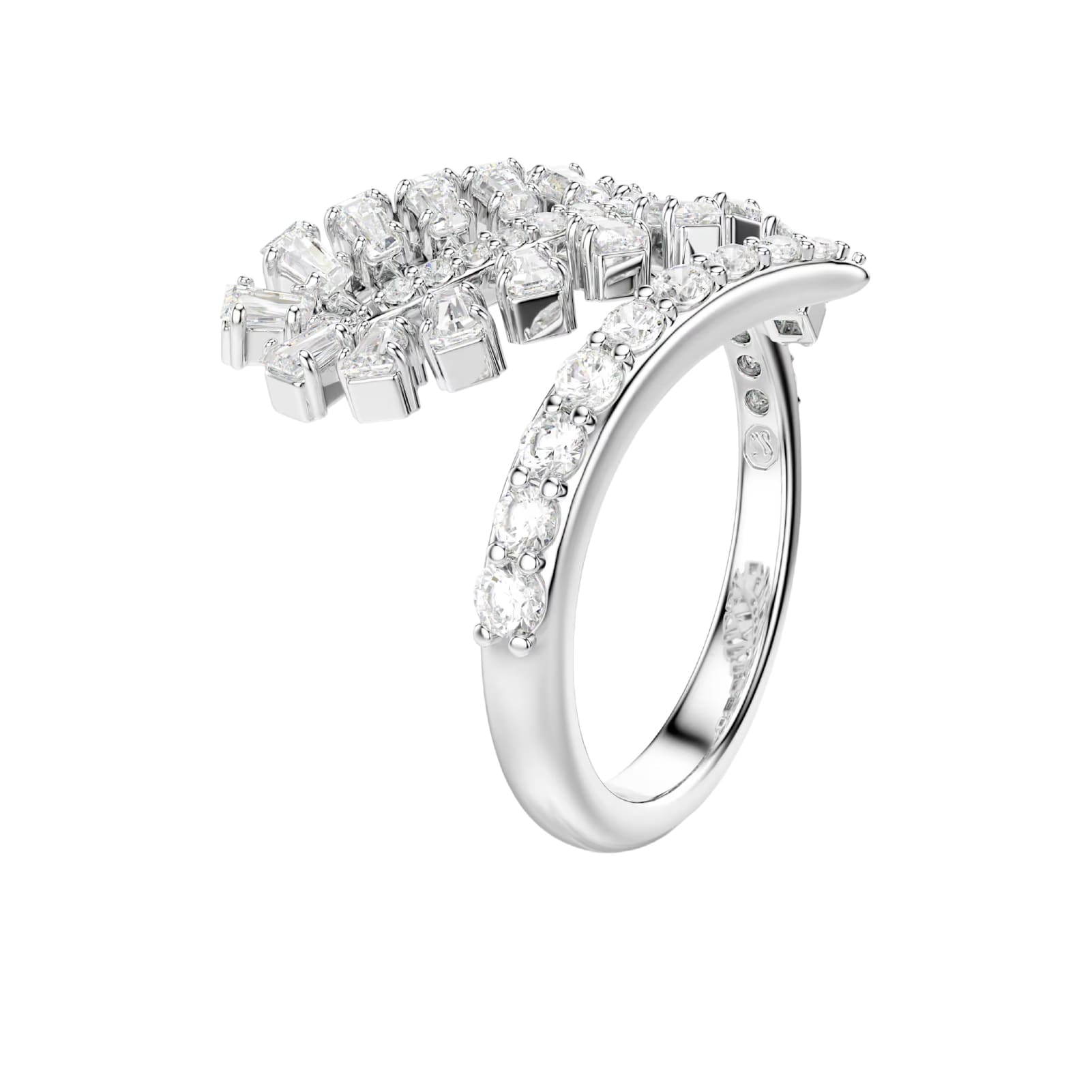 Anello Swarovski Vienna lega argento e piuma di zirconi 15