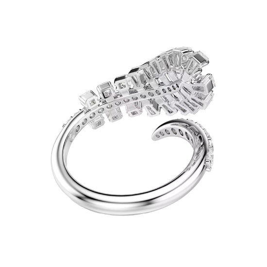 Anello Swarovski Vienna lega argento e piuma di zirconi 15