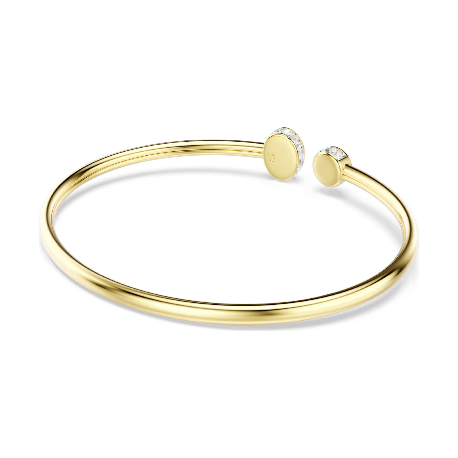 Bracciale rigido Swarovski Chroma lega oro e cristallo blu 16,8 cm