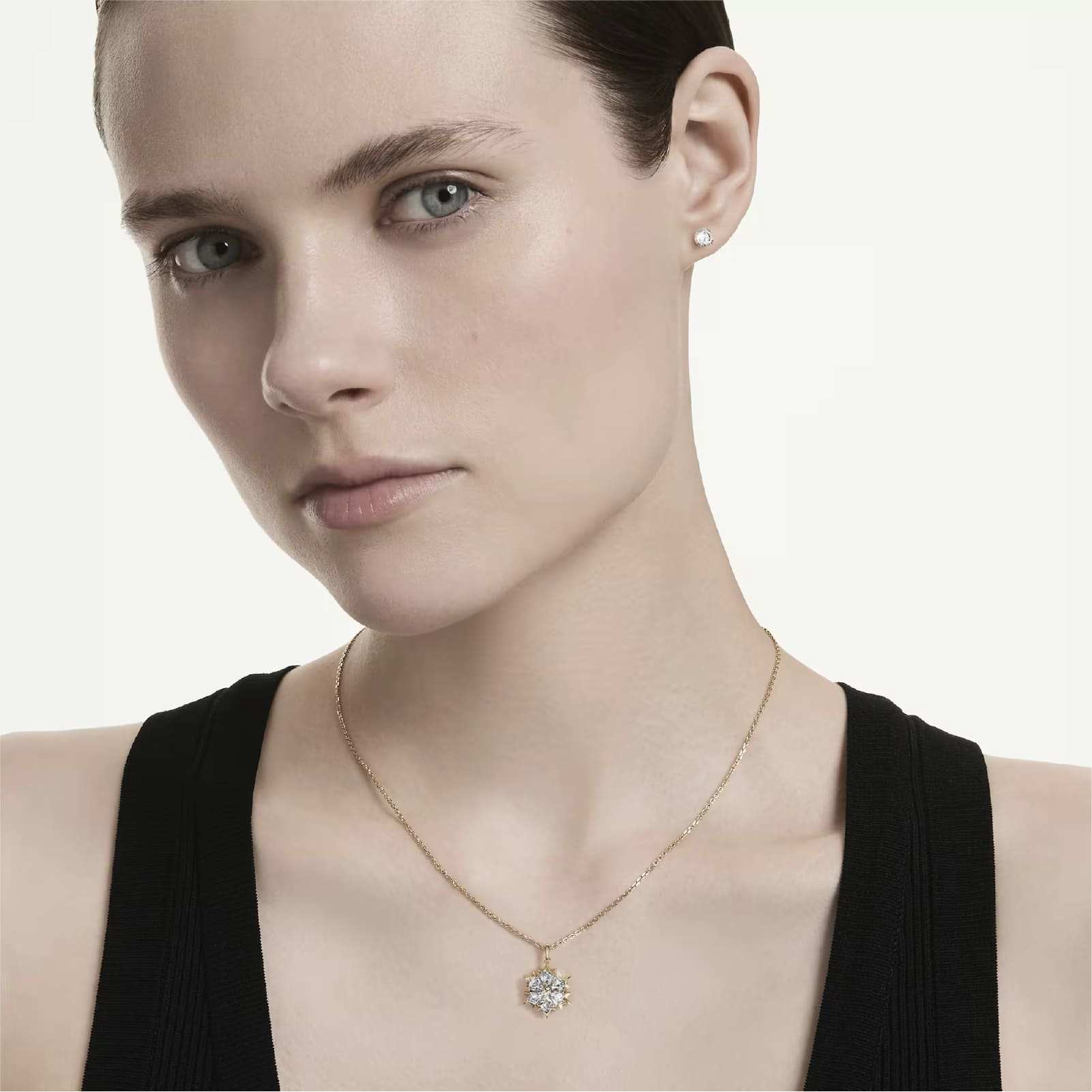 Set orecchini e collana Swarovski Magic fiocco di neve MISURA UNICA