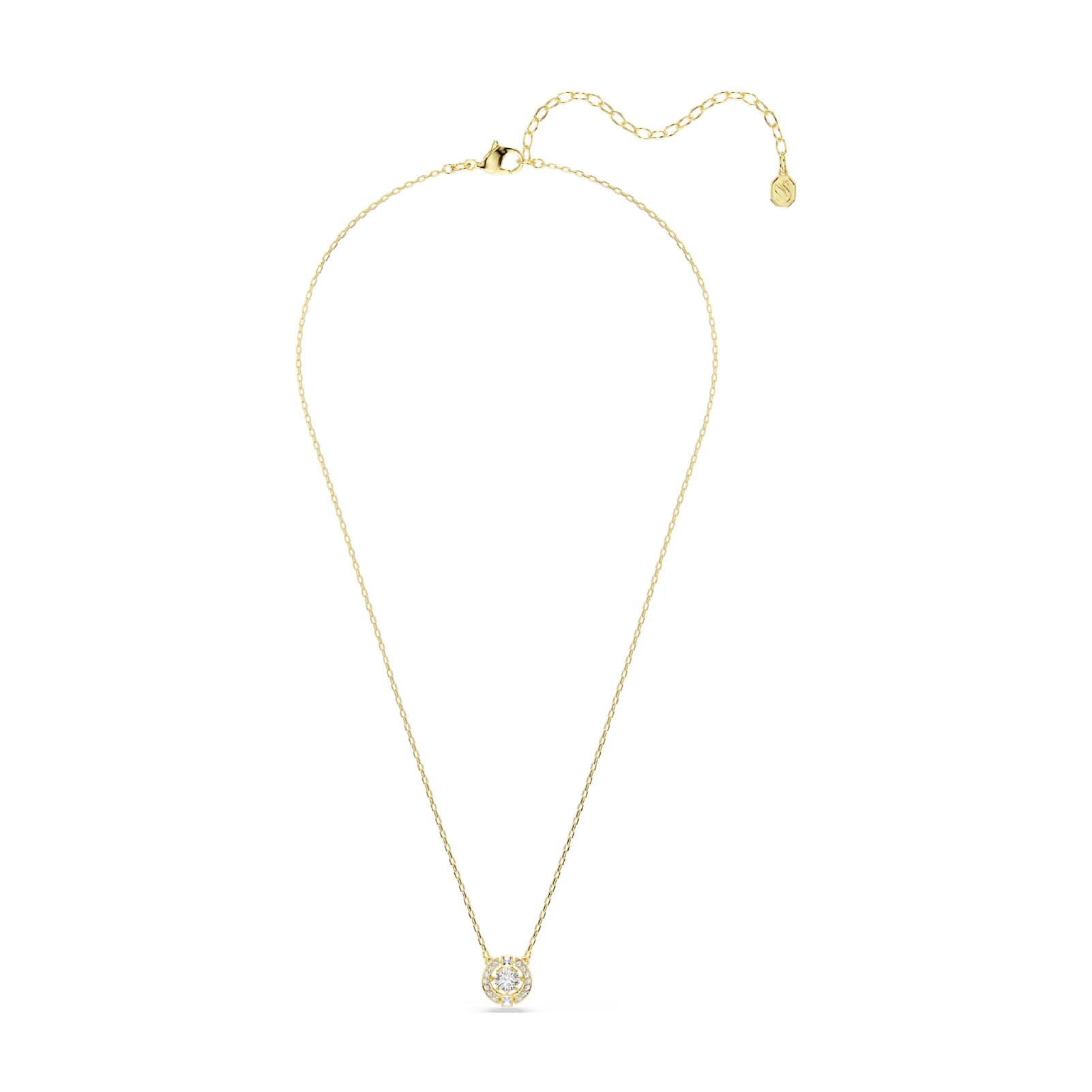 Collana catena Swarovski Una Angelic in lega oro e zirconi