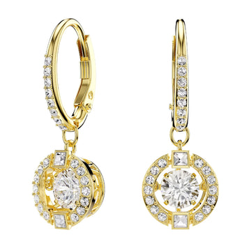 Orecchini pendenti Swarovski Una Angelic lega oro e zirconi MISURA UNICA