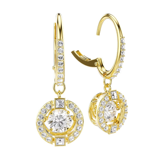 Orecchini pendenti Swarovski Una Angelic lega oro e zirconi MISURA UNICA