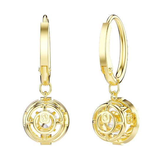Orecchini pendenti Swarovski Una Angelic lega oro e zirconi MISURA UNICA