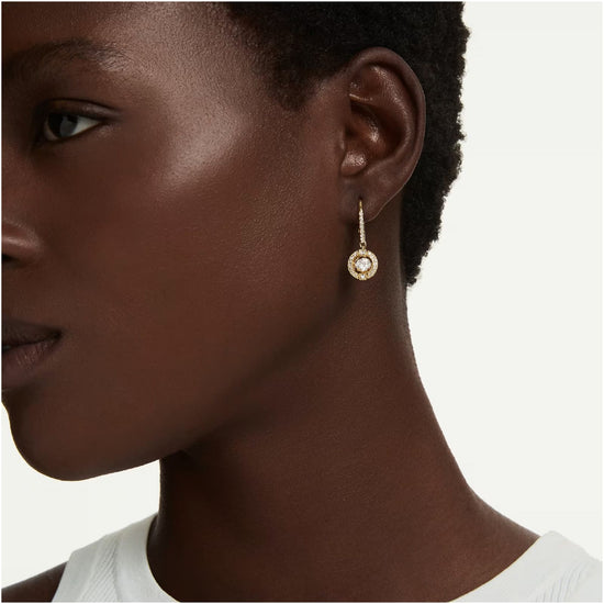 Orecchini pendenti Swarovski Una Angelic lega oro e zirconi MISURA UNICA