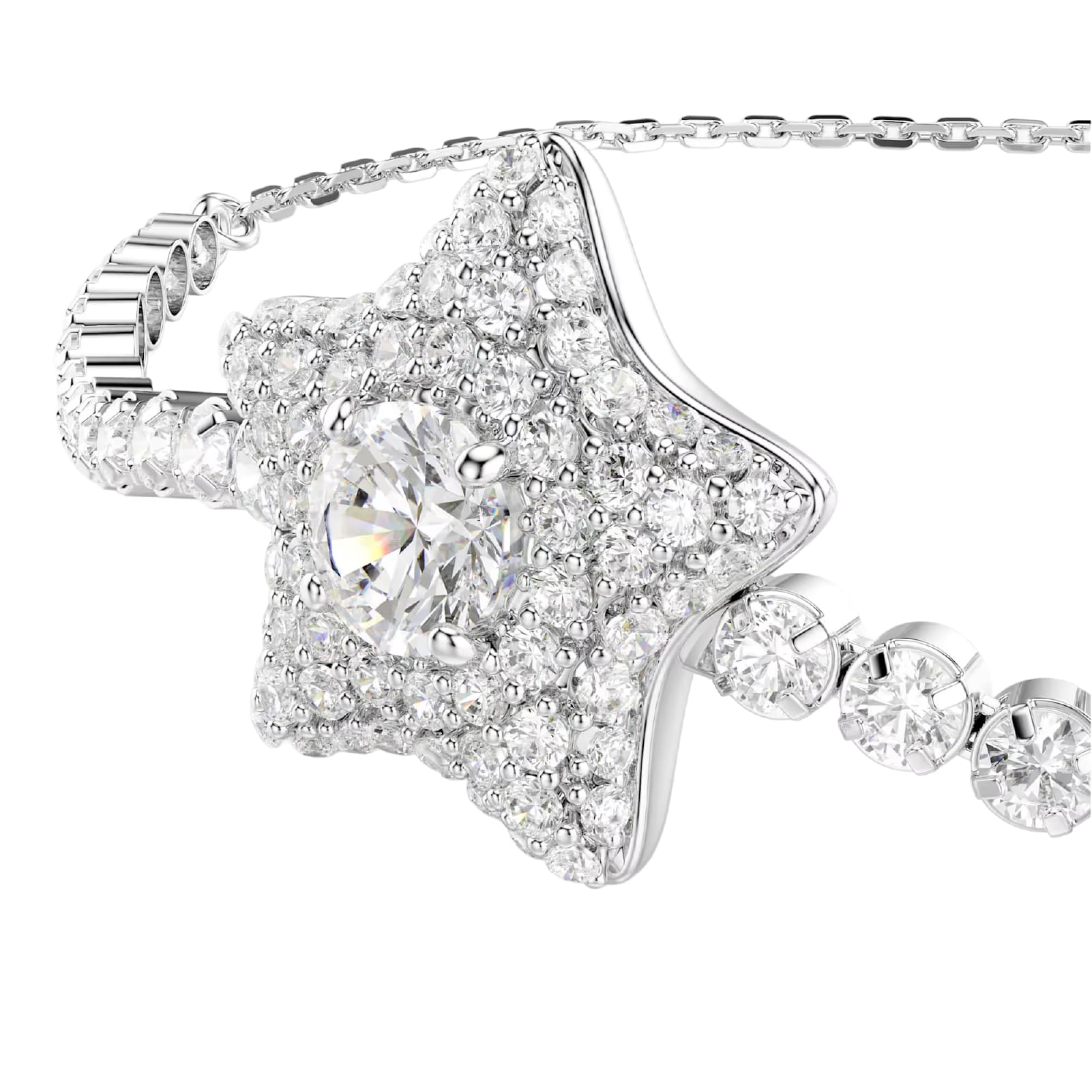 Bracciale regolabile Swarovski Sublima lega e zirconi stella REGOLABILE