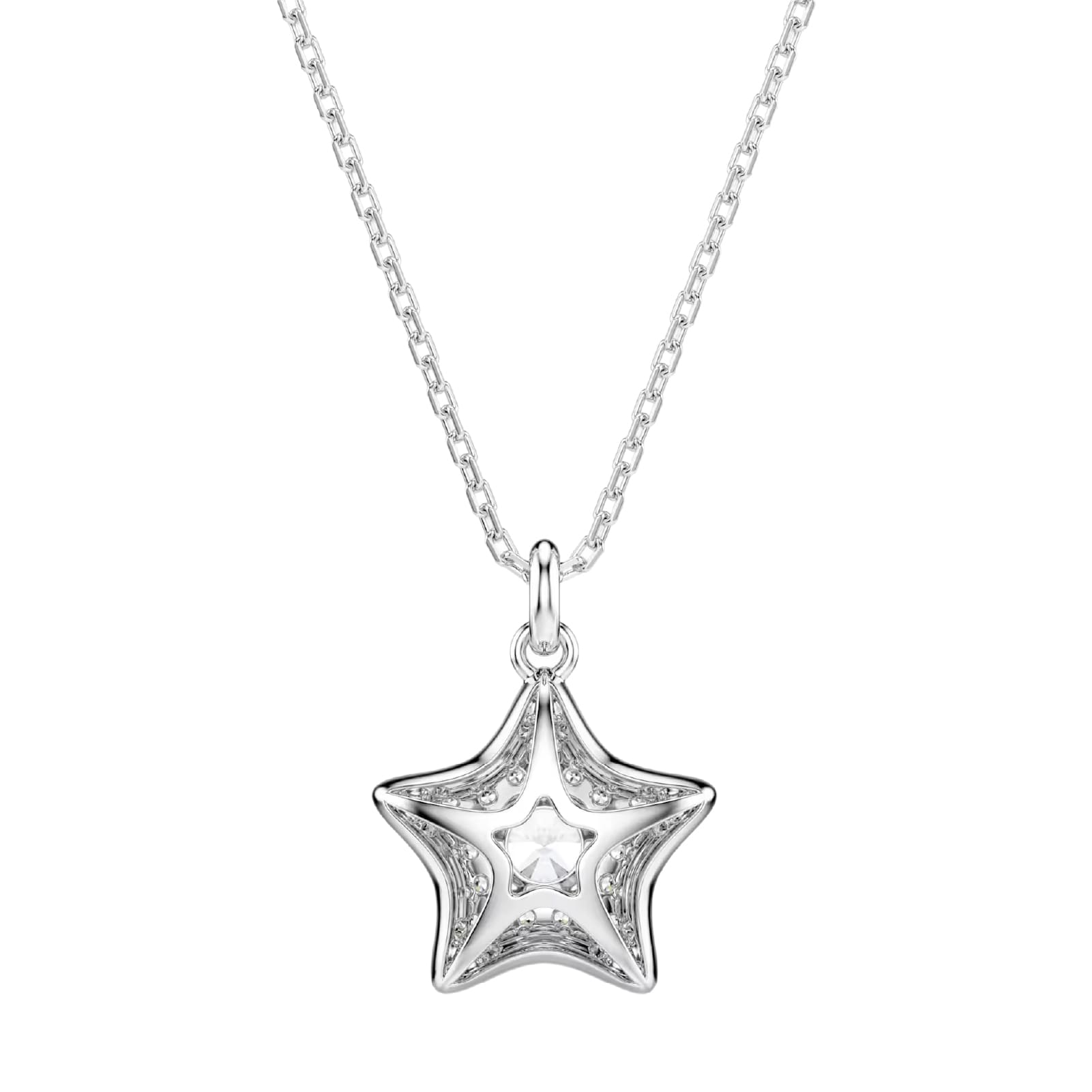 Collana catena Swarovski Sublima in lega e zirconi stella MISURA UNICA