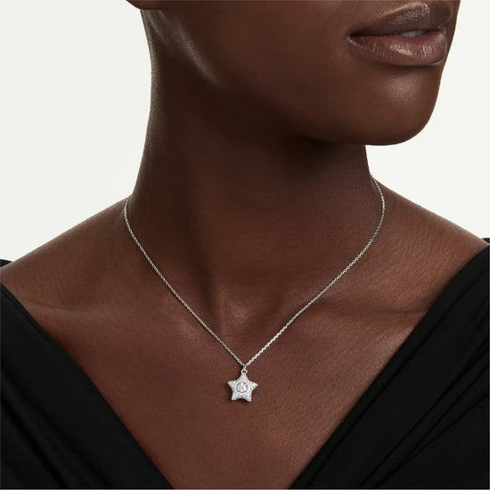 Collana catena Swarovski Sublima in lega e zirconi stella MISURA UNICA
