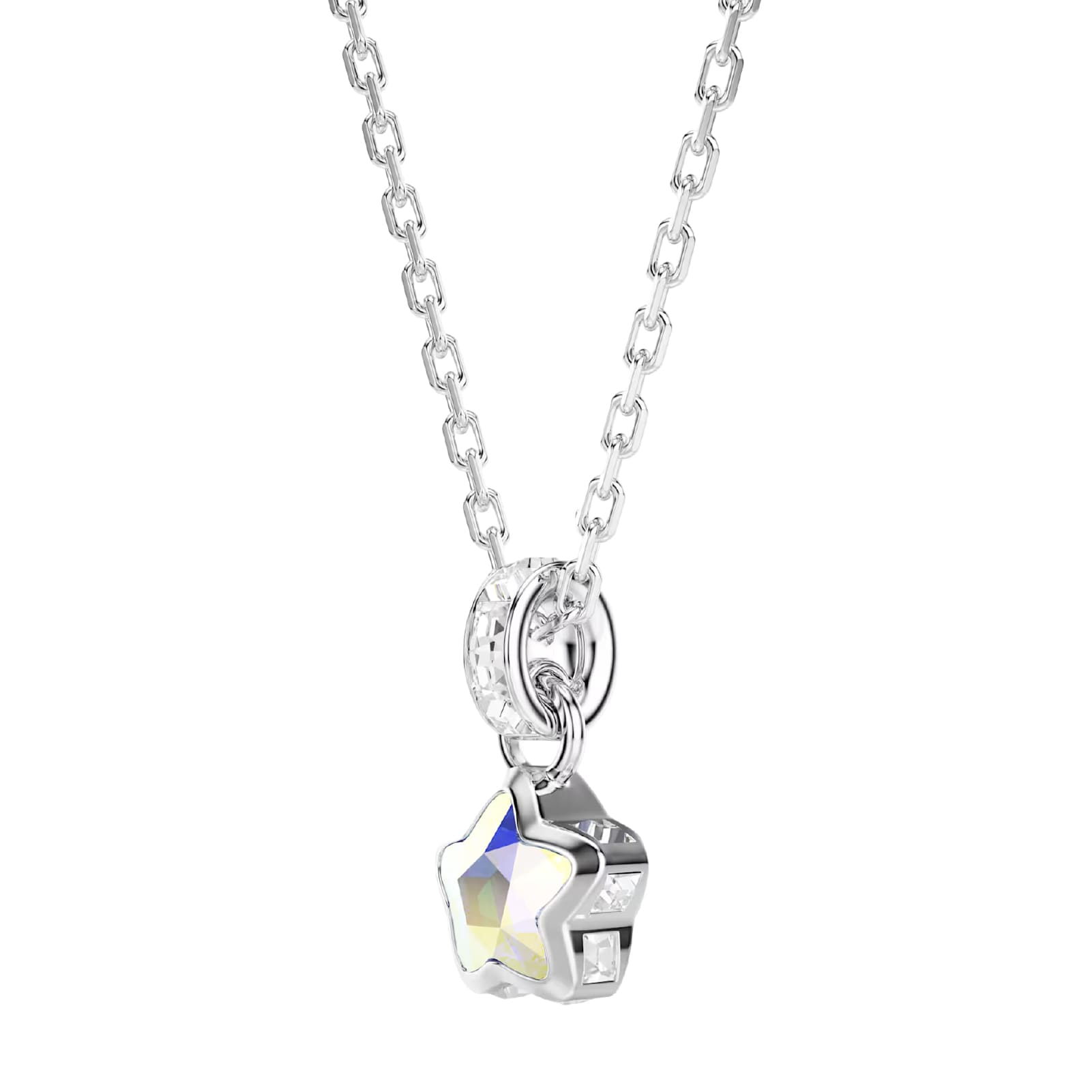 Collana Swarovski Chroma lega argento e cristalli stella MISURA UNICA