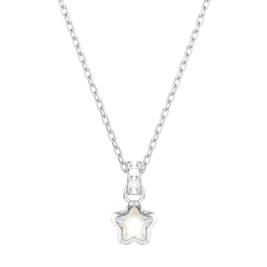 Collana Swarovski Chroma lega argento e cristalli stella MISURA UNICA