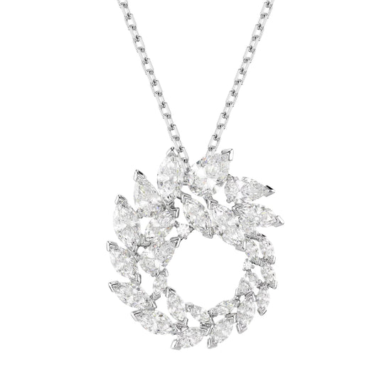 Collana pendente Swarovski Mesmera lega argento e zirconi MISURA UNICA