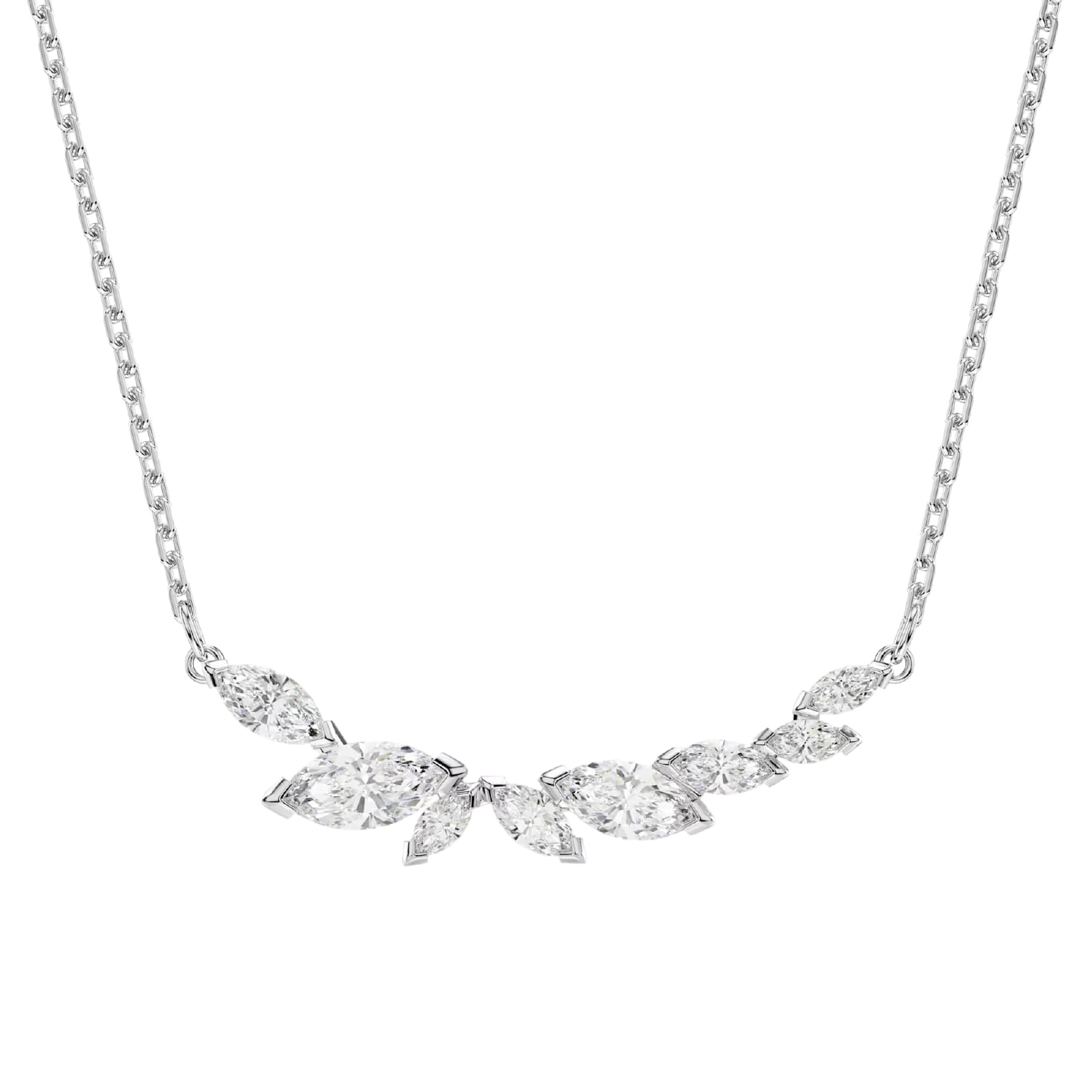 Collana catena Swarovski Mesmera lega argento e zirconi MISURA UNICA