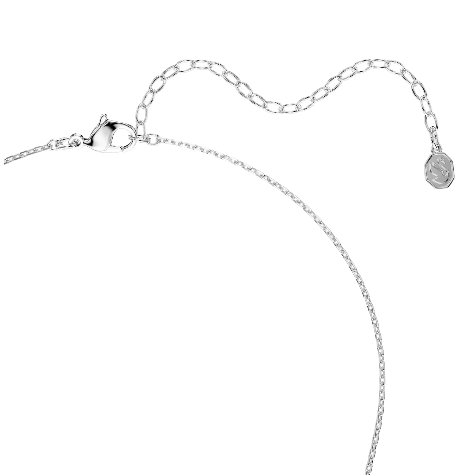 Collana catena Swarovski Mesmera lega argento e zirconi MISURA UNICA